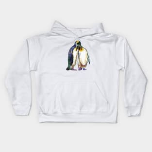 Penguin couple Kids Hoodie